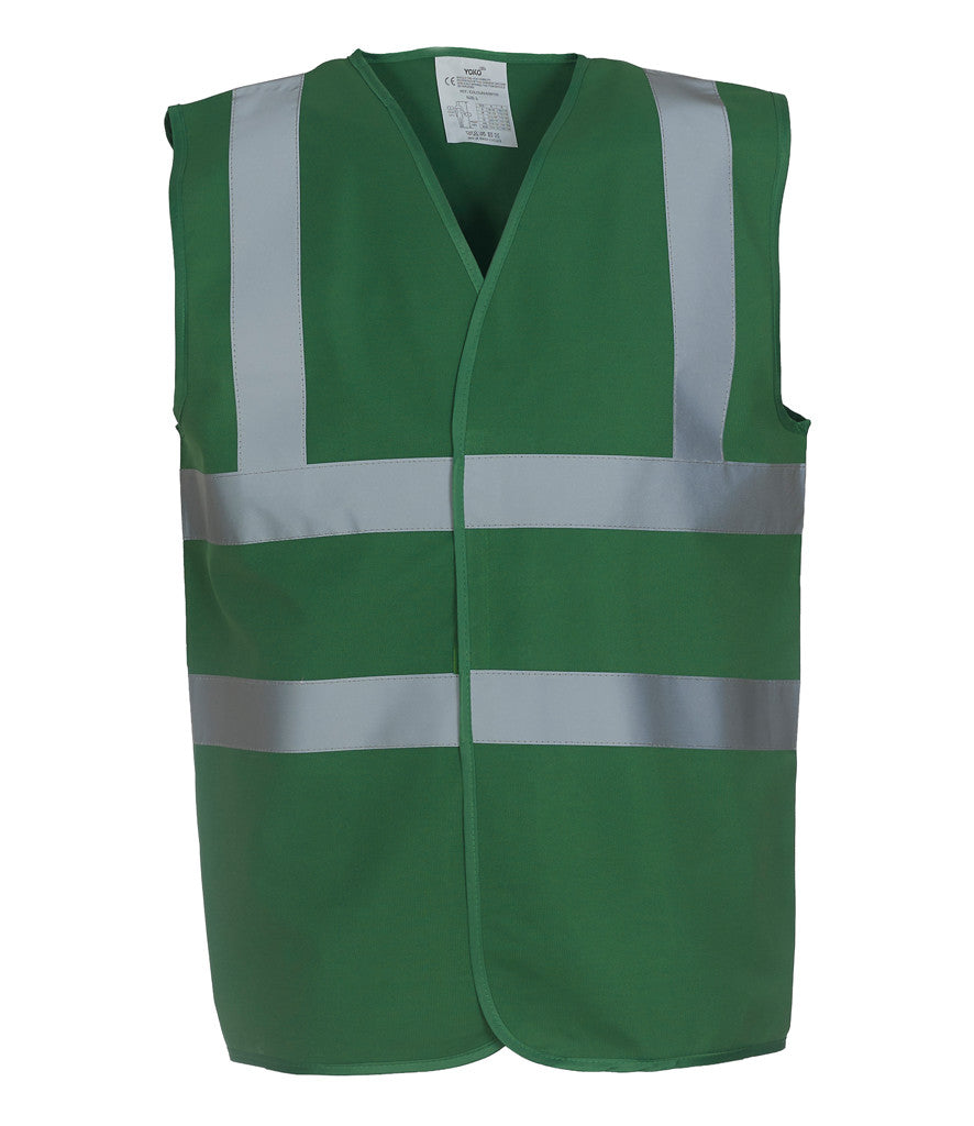 Yoko Hi-Vis Two Band and Braces Waistcoat - YK102