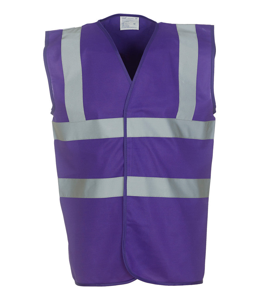 Yoko Hi-Vis Two Band and Braces Waistcoat - YK102