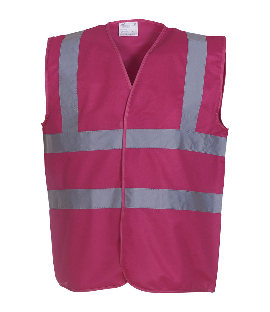 Yoko Hi-Vis Two Band and Braces Waistcoat - YK102